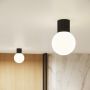 Lampa podsufitowa 1x8 W biała-czarna SL1713 Sollux Lighting Halo zdj.9