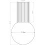 Lampa podsufitowa 1x8 W biała-czarna SL1713 Sollux Lighting Halo zdj.2