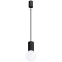 Lampa wisząca 1x8 W biała-czarna SL1714 Sollux Lighting Halo zdj.1