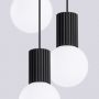 Lampa wisząca 3x8 W biała-czarna SL1715 Sollux Lighting Halo zdj.6