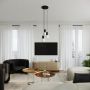 Lampa wisząca 3x8 W biała-czarna SL1715 Sollux Lighting Halo zdj.9