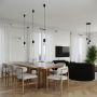 Lampa wisząca 3x8 W biała-czarna SL1715 Sollux Lighting Halo zdj.10