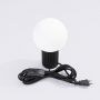 Lampa biurkowa 1x8 W biała-czarna SL1716 Sollux Lighting Halo zdj.6