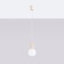 Lampa wisząca 1x8 W biała-beżowa SL1719 Sollux Lighting Halo zdj.3