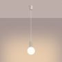 Lampa wisząca 1x8 W biała-beżowa SL1719 Sollux Lighting Halo zdj.4
