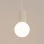 Lampa wisząca 1x8 W biała-beżowa SL1719 Sollux Lighting Halo zdj.5