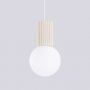 Lampa wisząca 1x8 W biała-beżowa SL1719 Sollux Lighting Halo zdj.6