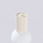 Lampa wisząca 1x8 W biała-beżowa SL1719 Sollux Lighting Halo zdj.7