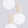 Lampa wisząca 3x8 W biała-beżowa SL1720 Sollux Lighting Halo zdj.6