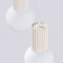Lampa wisząca 3x8 W biała-beżowa SL1720 Sollux Lighting Halo zdj.7