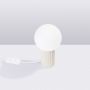 Lampa biurkowa 1x8 W biała-beżowa SL1721 Sollux Lighting Halo zdj.3