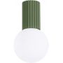 Lampa podsufitowa 1x8 W biała-zielona SL1723 Sollux Lighting Halo zdj.1