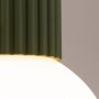 Lampa podsufitowa 1x8 W biała-zielona SL1723 Sollux Lighting Halo zdj.5