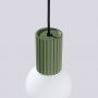 Lampa wisząca 1x8 W biała-zielona SL1724 Sollux Lighting Halo zdj.7