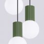 Lampa wisząca 3x8 W biała-zielona SL1725 Sollux Lighting Halo zdj.6