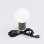 Lampa biurkowa 1x8 W biała-zielona SL1726 Sollux Lighting Halo zdj.6