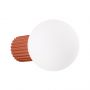 Kinkiet 1x8 W biały-czerwony SL1727 Sollux Lighting Halo zdj.1