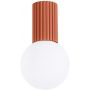 Lampa podsufitowa 1x8 W biała-czerwona SL1728 Sollux Lighting Halo zdj.1
