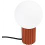 Lampa biurkowa 1x8 W biała-czerwona SL1731 Sollux Lighting Halo zdj.1