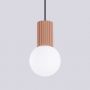 Lampa wisząca 1x8 W biała-beżowa SL1734 Sollux Lighting Halo zdj.7
