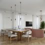 Lampa wisząca 1x8 W biała-beżowa SL1734 Sollux Lighting Halo zdj.13