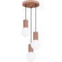 Lampa wisząca 3x8 W biała SL1735 Sollux Lighting Halo zdj.1