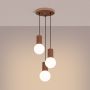 Lampa wisząca 3x8 W biała SL1735 Sollux Lighting Halo zdj.4