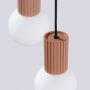 Lampa wisząca 3x8 W biała SL1735 Sollux Lighting Halo zdj.7