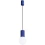 Lampa wisząca 1x8 W biała-ciemnoniebieska SL1739 Sollux Lighting Halo zdj.1