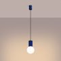 Lampa wisząca 1x8 W biała-ciemnoniebieska SL1739 Sollux Lighting Halo zdj.4