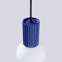 Lampa wisząca 1x8 W biała-ciemnoniebieska SL1739 Sollux Lighting Halo zdj.8