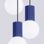 Lampa wisząca 3x8 W biała-fioletowa SL1740 Sollux Lighting Halo zdj.5