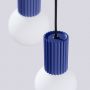Lampa wisząca 3x8 W biała-fioletowa SL1740 Sollux Lighting Halo zdj.6