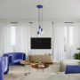 Lampa wisząca 3x8 W biała-fioletowa SL1740 Sollux Lighting Halo zdj.8