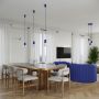 Lampa wisząca 3x8 W biała-fioletowa SL1740 Sollux Lighting Halo zdj.9