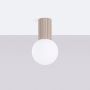 Lampa podsufitowa 1x8 W biała-beżowa SL1743 Sollux Lighting Halo zdj.3