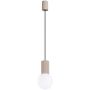 Lampa wisząca 1x8 W biała-beżowa SL1744 Sollux Lighting Halo zdj.1