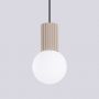 Lampa wisząca 1x8 W biała-beżowa SL1744 Sollux Lighting Halo zdj.6