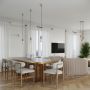 Lampa wisząca 1x8 W biała-beżowa SL1744 Sollux Lighting Halo zdj.9