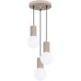 Lampa wisząca 3x8 W biała SL1745 Sollux Lighting Halo zdj.1