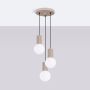 Lampa wisząca 3x8 W biała SL1745 Sollux Lighting Halo zdj.3