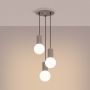 Lampa wisząca 3x8 W biała SL1745 Sollux Lighting Halo zdj.4