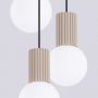 Lampa wisząca 3x8 W biała SL1745 Sollux Lighting Halo zdj.6