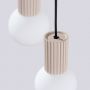 Lampa wisząca 3x8 W biała SL1745 Sollux Lighting Halo zdj.7