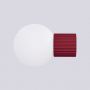 Kinkiet 1x8 W biały-burgund SL1747 Sollux Lighting Halo zdj.6