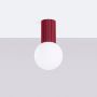 Lampa podsufitowa 1x8 W biała-burgund SL1748 Sollux Lighting Halo zdj.3