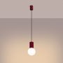 Lampa wisząca 1x8 W biała-burgund SL1749 Sollux Lighting Halo zdj.4