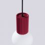 Lampa wisząca 1x8 W biała-burgund SL1749 Sollux Lighting Halo zdj.8