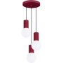Lampa wisząca 3x8 W biała-burgund SL1750 Sollux Lighting Halo zdj.1