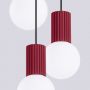 Lampa wisząca 3x8 W biała-burgund SL1750 Sollux Lighting Halo zdj.6
